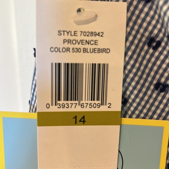 NWT CeCe Provence Dress in color Bluebird, Size 14 - Picture 3 of 8